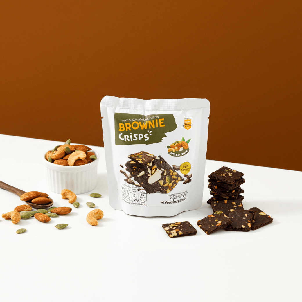 Brownie Crisps - Mixed Nuts