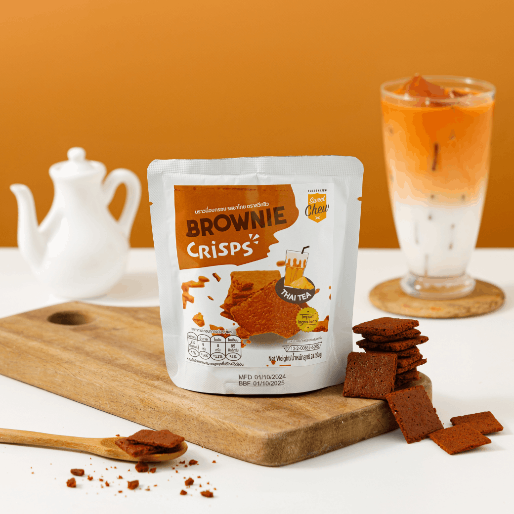 Brownie Crisps - Thai Tea